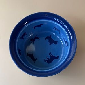 Blue Dog Pattern Bowl - Pet